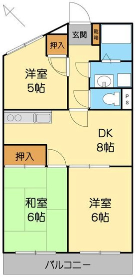 【間取り】 | 第2すくねハイツ(ダイニスクネハウス)