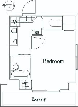 新宿区中落合２丁目の賃貸マンションの間取り