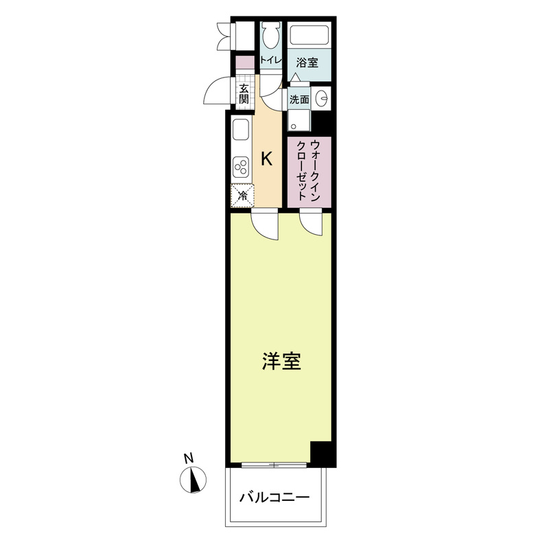 アーバンフラッツ心斎橋の間取り