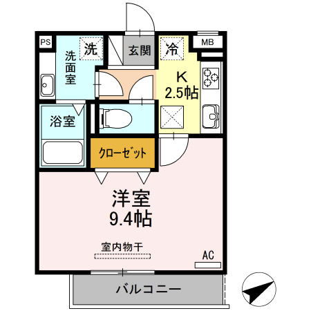 ヒールコートの間取り
