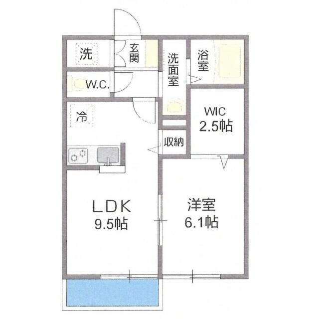 サンシティ妙蓮寺Ｂの間取り