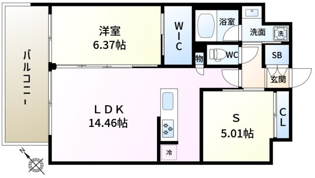 プレジオ新小岩EUROの間取り