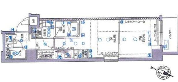 北区中十条４丁目の賃貸マンションの間取り