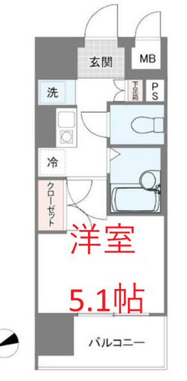 【間取り】 | ヴェルト目黒西