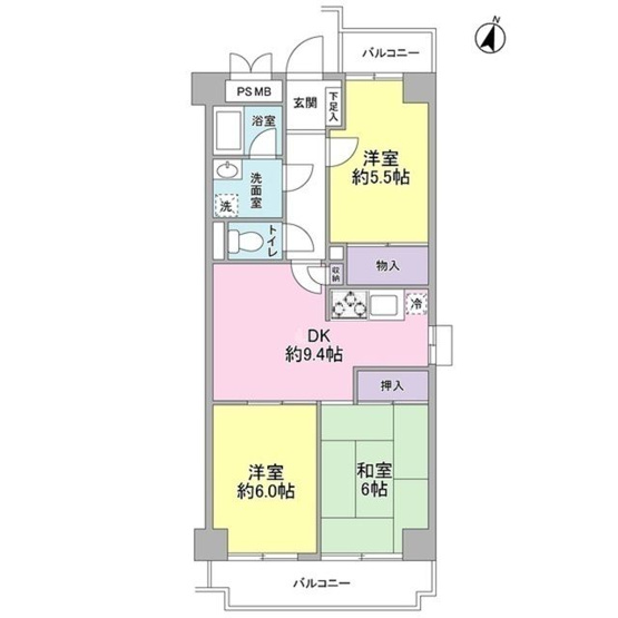 【間取り】 | パークロード相模原(パークロードサガミハラ)