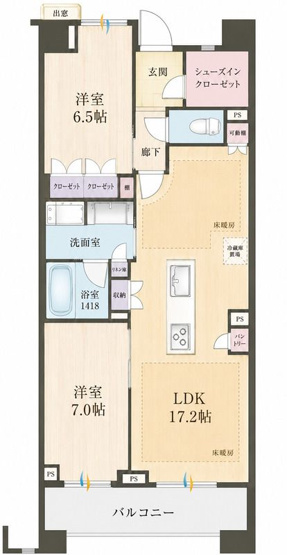 【間取り】 | ブランズ中央林間