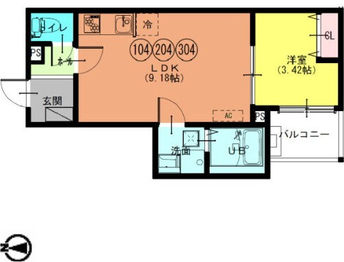 【間取り】 | F+style八尾西山本町1号館
