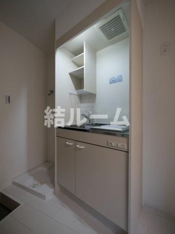 板橋区南常盤台１丁目の賃貸マンションのキッチン