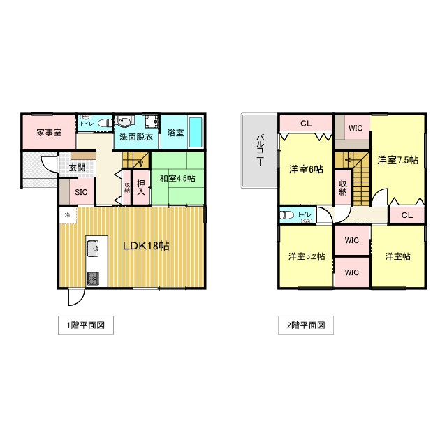 大字本郷北方の間取り