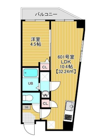 金太郎ヒルズ３７２　の間取り