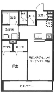 【間取り】 | ウィスティリアＪｉｎｙａ | 間取りです。