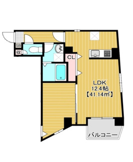 【間取り】 | ミライズ南千住　 | 間取りです。
