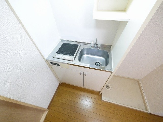 レオパレスナカノのキッチン|きれいなキッチンです
