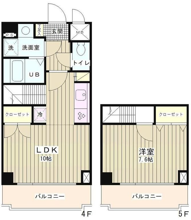 ラフィネ築地の間取り|間取りです。