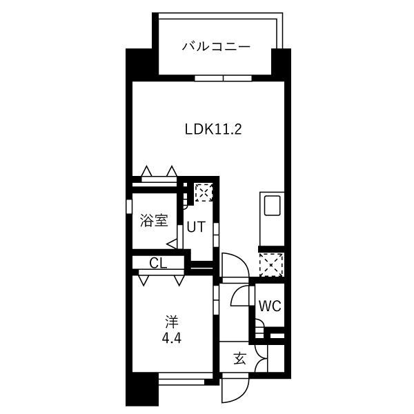 GLUCK MAISON S-EBIE XIの間取り