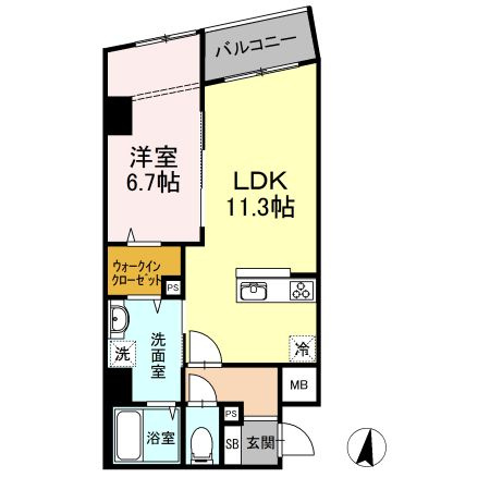 【間取り】 | カーサヴェルデ三軒茶屋