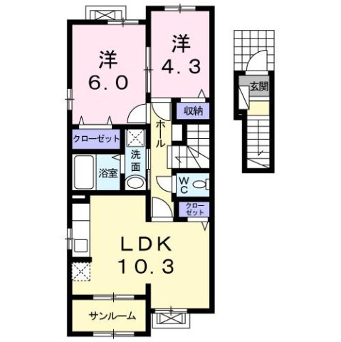 【間取り】 | グランツⅢ