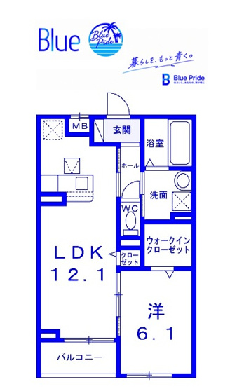 【間取り】 | グリーン　フィールド　松見町