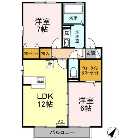 【間取り】 | リビングタウン宇多津東 D棟