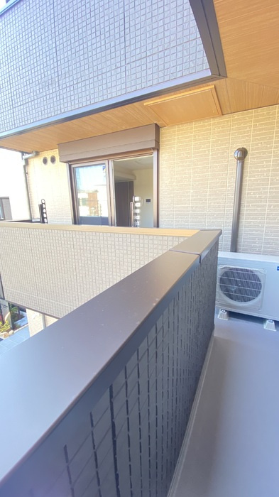 D-residence　鳳中町のバルコニー