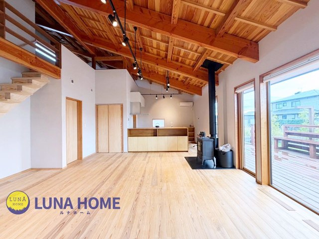 土浦市木田余東台　未入居戸建の居間・リビング
