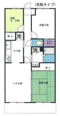 サンウエスト中幸の間取り