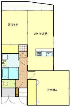 K`sガーデン住吉Ⅱの間取り