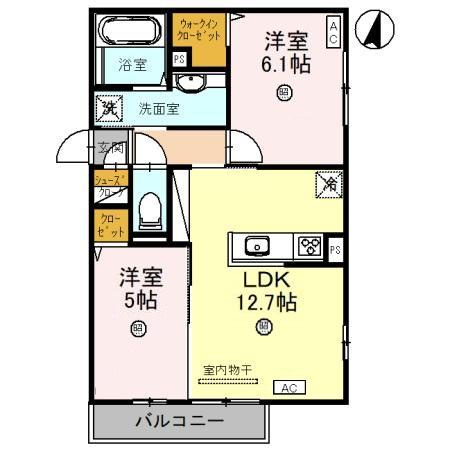 ラコリーヌ藤森の間取り