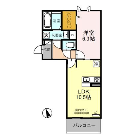 グラシア内畑の間取り
