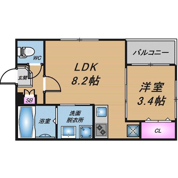 m-cocoruの間取り