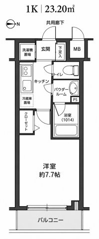 エスリード京都梅小路アヴェニテの間取り