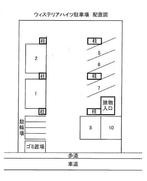 ウィステリアハイツの区画図