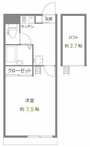 メインシティガーデン　エスポワールの間取り