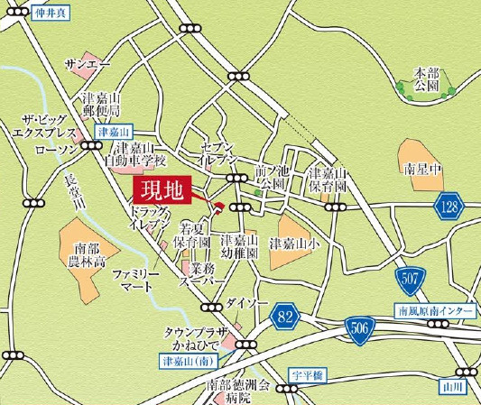 南風原町津嘉山（全4棟）2号棟の地図|地図♪
