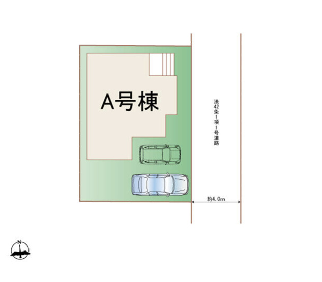 【区画図】 | 川越市霞ケ関北4丁目2番　ハートフルタウン　新築戸建　全1棟　A号棟