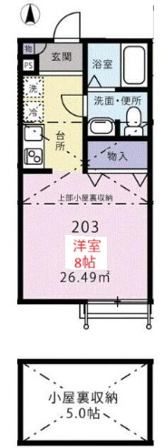 【間取り】 | Cherry Court | 間取りです