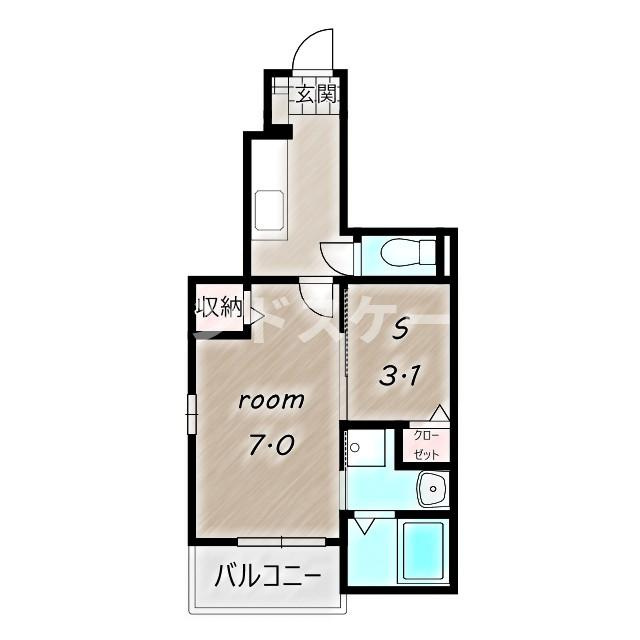 ヴィラ　デル　ソルの間取り|高崎、前橋のお部屋探しはエンドスケープまで！お客様の理想お聞かせ下さい♪
