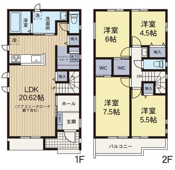 【間取り】 | 藤沢市辻堂元町5丁目 新築戸建 全3棟
