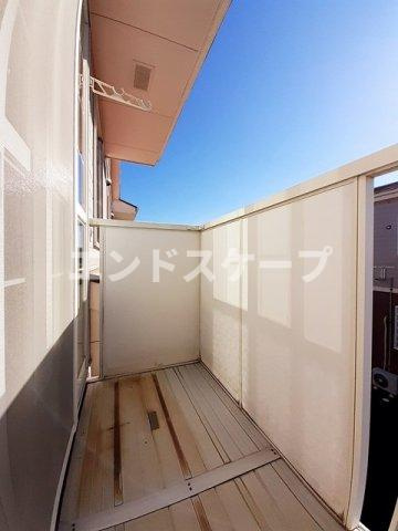 フォレストⅡのバルコニー|高崎、前橋のお部屋探しはエンドスケープまで！お客様の理想お聞かせ下さい♪