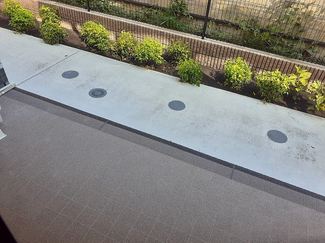 お庭が付いています