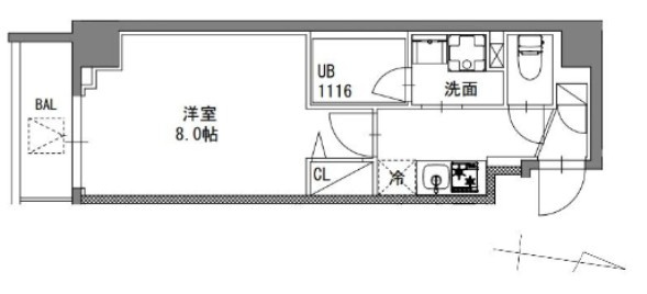 S-RESIDENCE東陽町felizの間取り