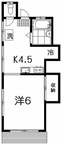 萩原荘の間取り