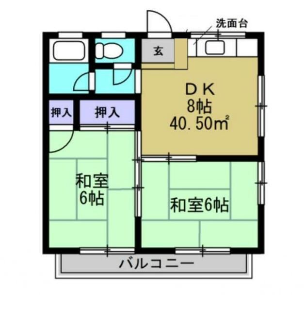 グリーンハイツ石垣の間取り