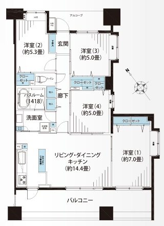 ８０㎡超のワイドタイプなペット可マンション！ゴミは年中無休で出し放題！室内にある家具・エアコン１台はプレゼントでこの世界観のままお引き渡しです！『ライオンズマンションセントワーフ横濱』リノベーション