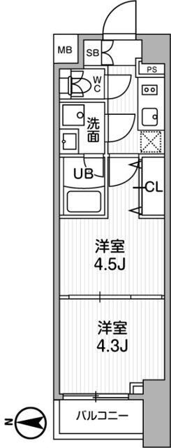 ＳＹＦＯＲＭＥ西小山(シーフォルムニシコヤマ)の間取り