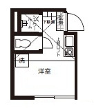 Studio Apartment東池袋の間取り|間取りです。