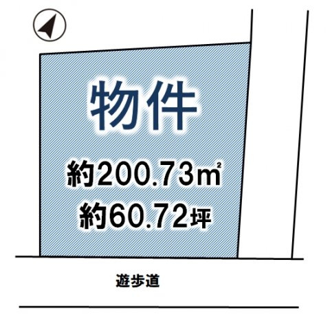 小山市羽川の土地図|区画図