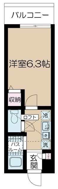 アザーレ西横浜Ｄ棟の間取り