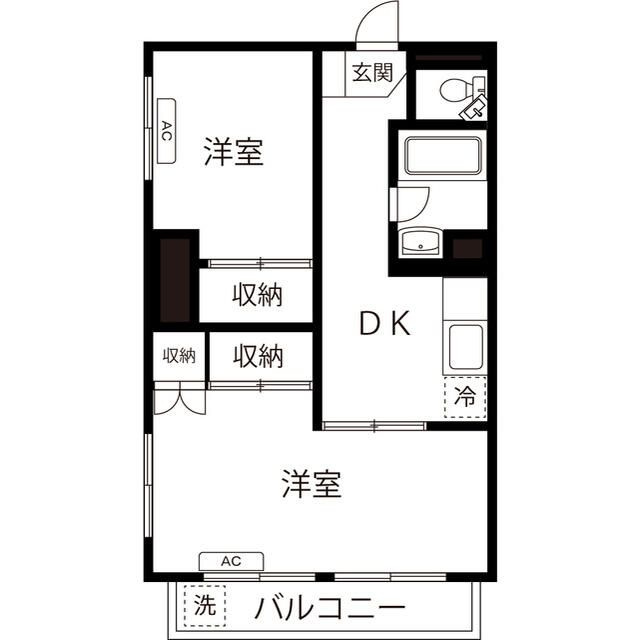 鶴見スカイマンションの間取り