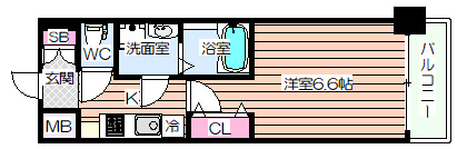 【間取り】 | アーバンフラッツ鷺洲